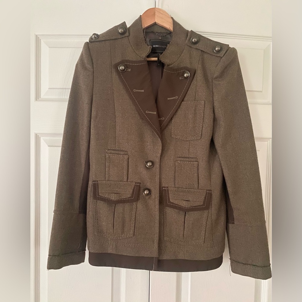 BCBG Max Azria Green Jakcet